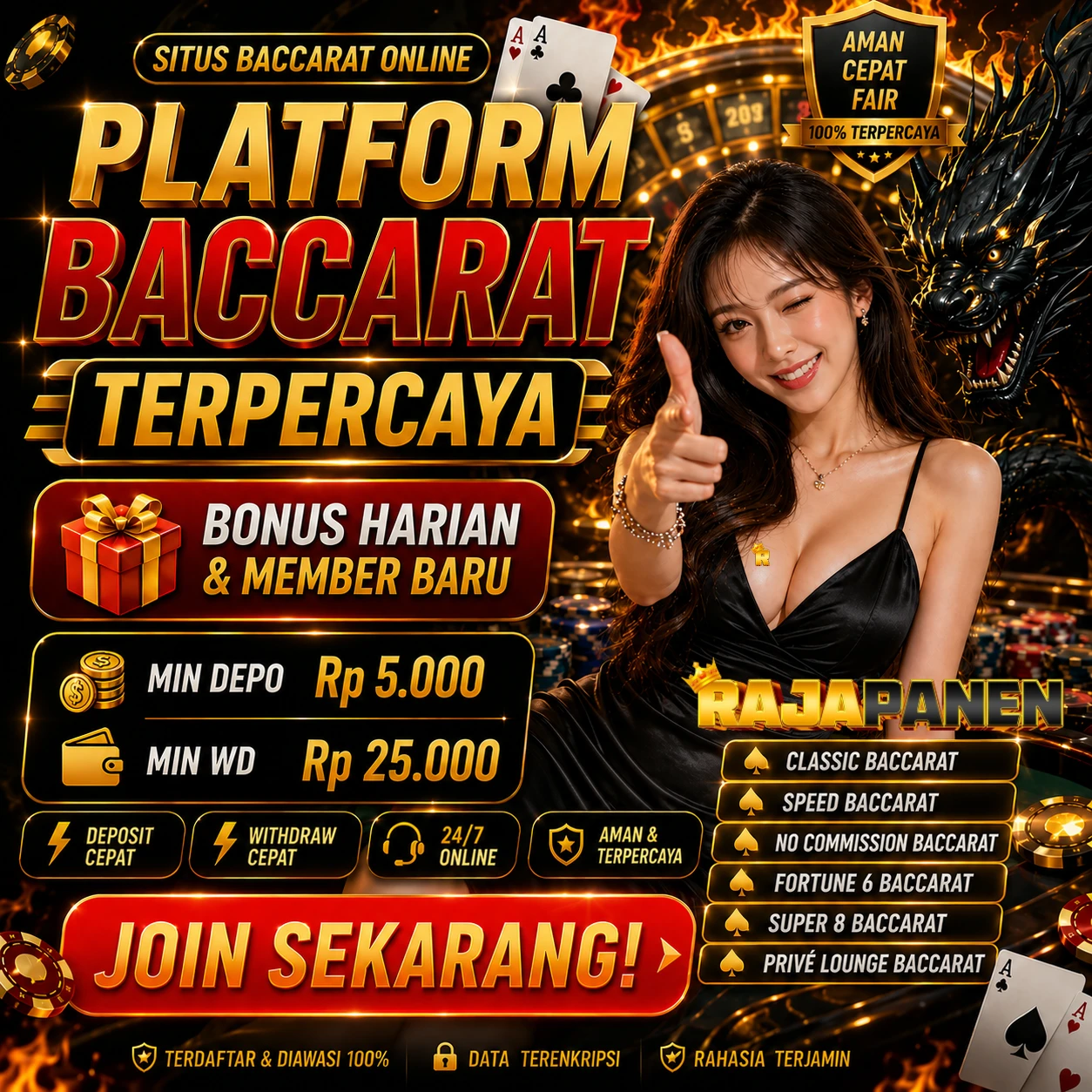 Baccarat Online # Link Login Pilihan Meja Baccarat Terbaik dan Live Casino Online